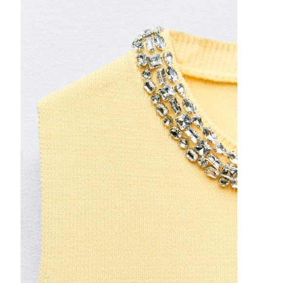 Zara jewel knit top - Picture 5 of 7